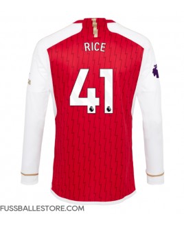 Günstige Arsenal Declan Rice #41 Heimtrikot 2023-24 Langarm